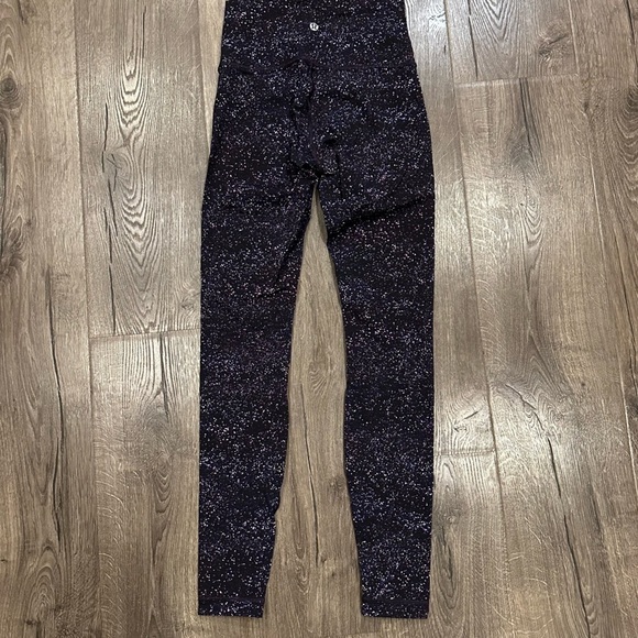 Lululemon Wunder Under Hi-Rise Tight 28" Crystalline Multi Galaxy Print Sz 4 - Picture 14 of 14